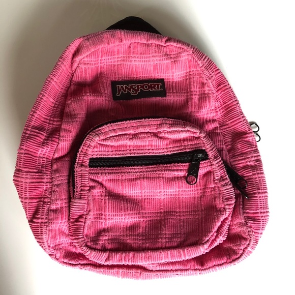jansport mini backpack corduroy
